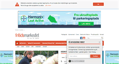 Desktop Screenshot of fritidsmarkedet.dk
